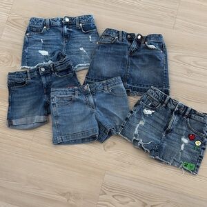 GAP Kids Blue Denim Shorts Collection